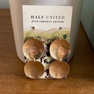 Half United Rita Bowl Charm Earrings